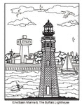 Let's Go Buffalo Coloring Book - Digital Printable Download