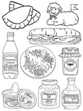 Let's Go Buffalo Coloring Book - Digital Printable Download